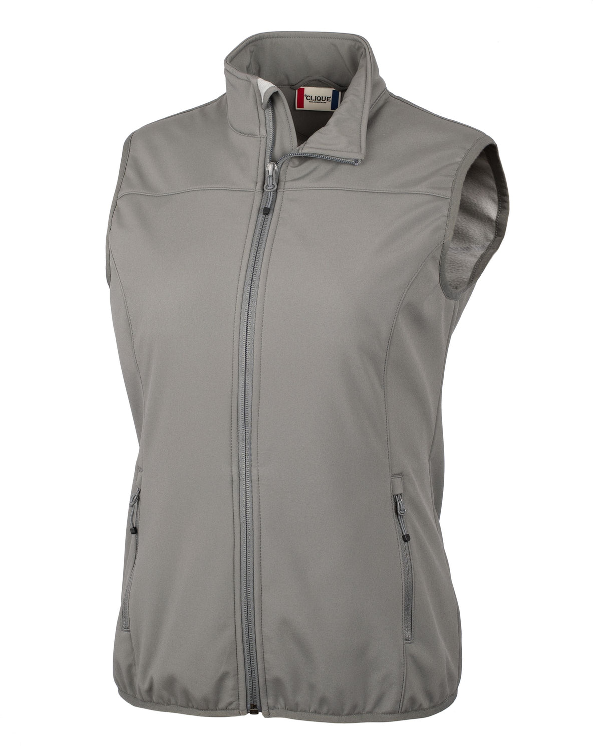 Clique Trail Recycled Stretch Softshell Womens Full Zip Vest