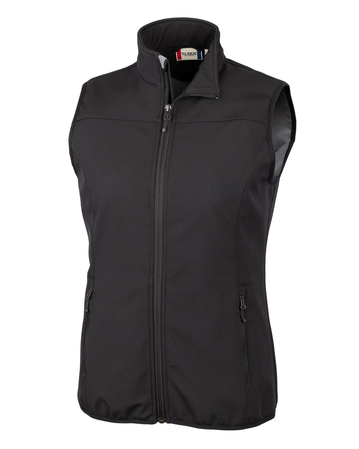 Clique Trail Recycled Stretch Softshell Womens Full Zip Vest