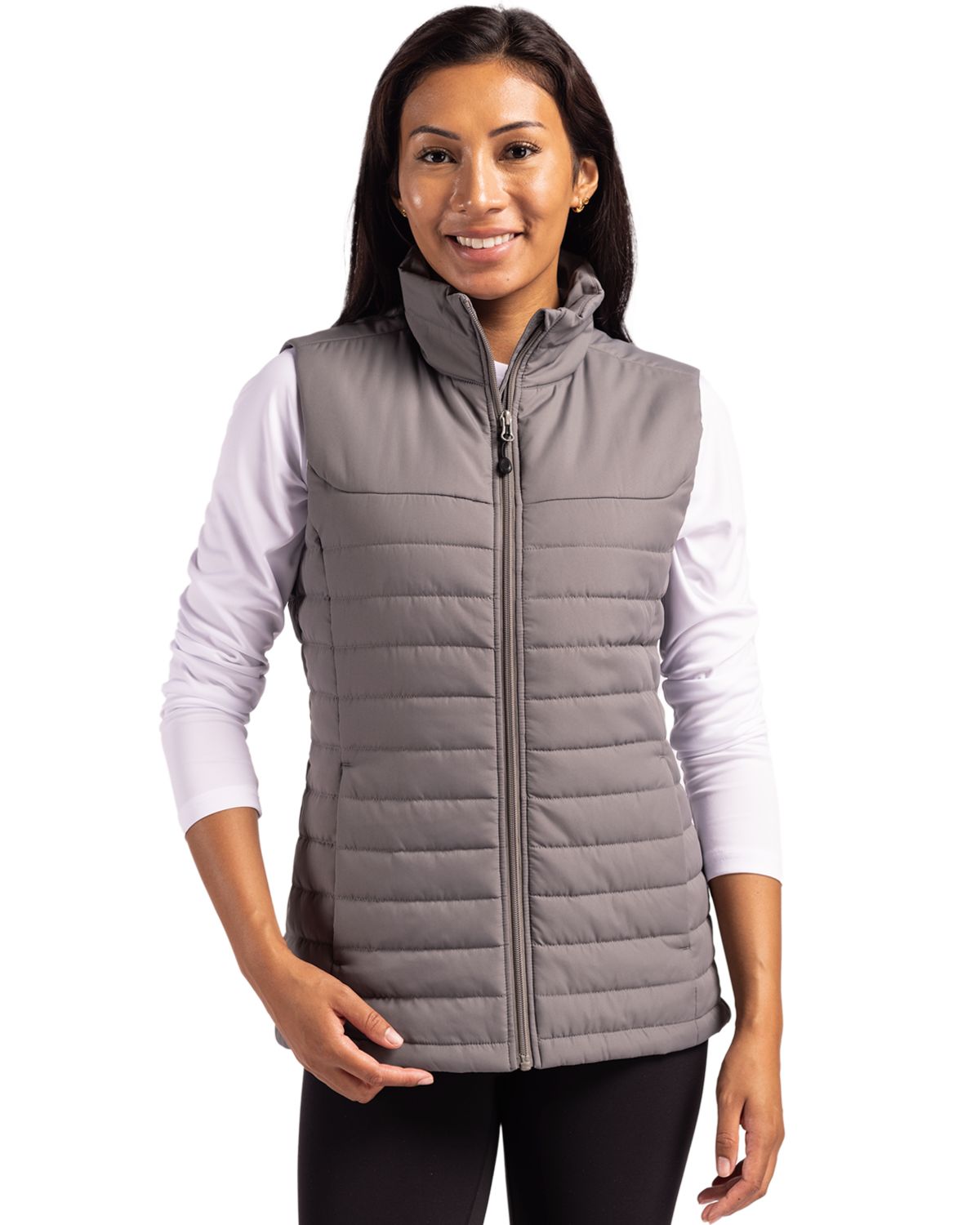 Clique Elevation Recycled Insulated Puffer Womens Full Zip Vest
