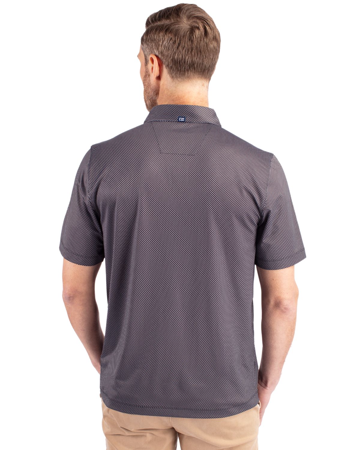Cutter & Buck Pike Recycled Symmetry Print Mens Polo