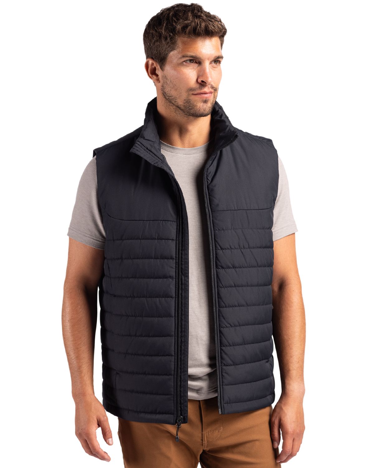 Clique Elevation Recycled Insulated Puffer Mens Full Zip Vest