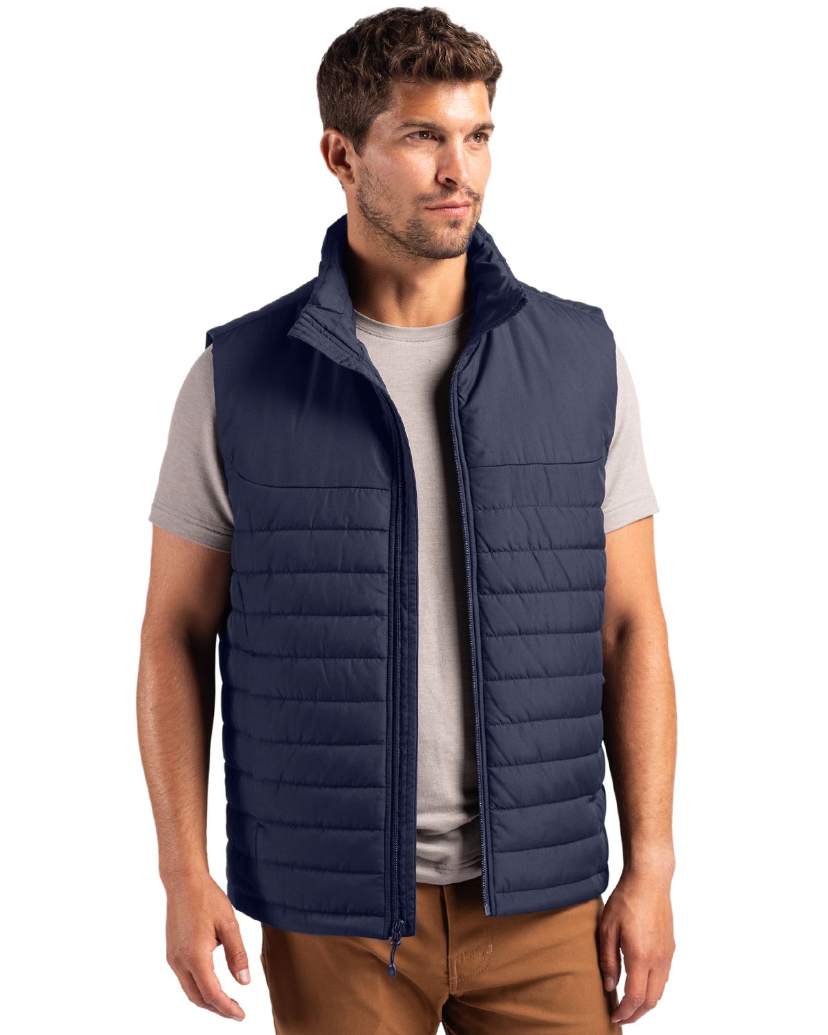 Clique Elevation Recycled Insulated Puffer Mens Full Zip Vest