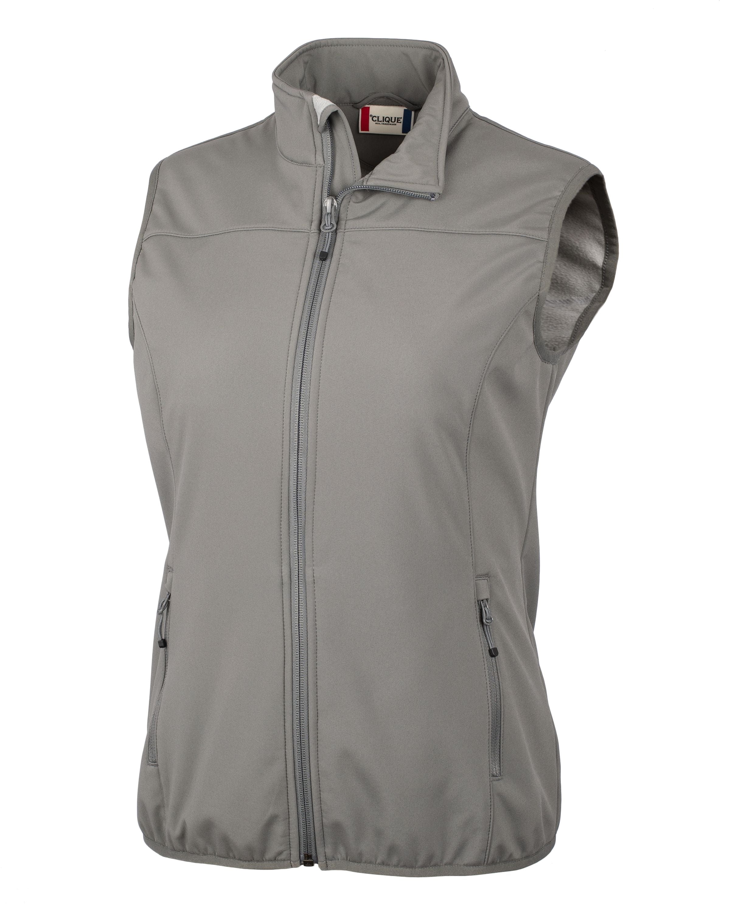 Clique Trail Recycled Stretch Softshell Womens Full Zip Vest