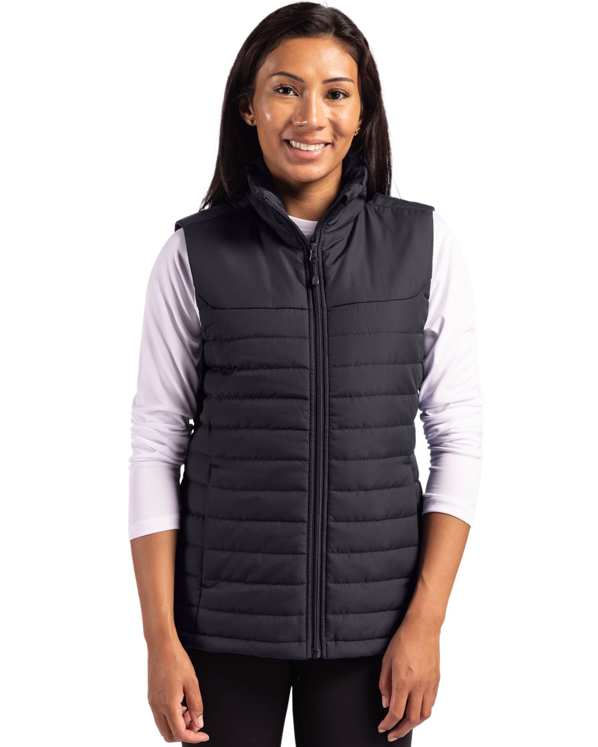 Clique Elevation Recycled Insulated Puffer Womens Full Zip Vest