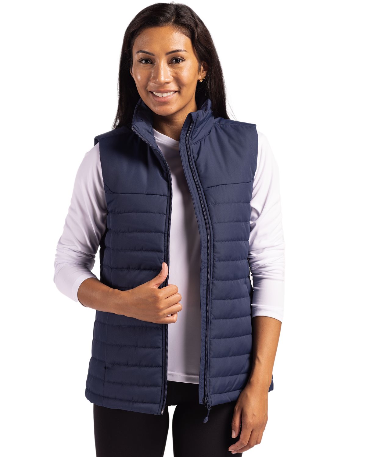 Clique Elevation Recycled Insulated Puffer Womens Full Zip Vest