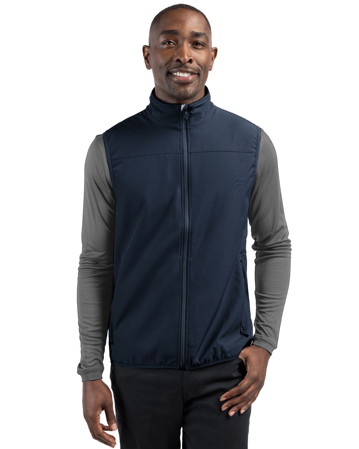 Clique Trail Recycled Stretch Softshell Mens Full Zip Vest