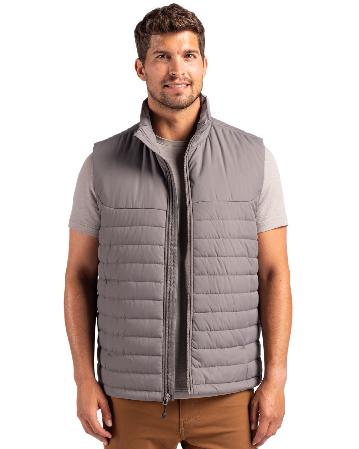 Clique Elevation Recycled Insulated Puffer Mens Full Zip Vest